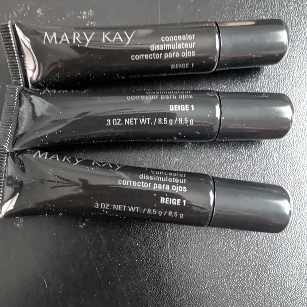 Lot of 3 Mary Kay Concealer Beige 1 Makeup 0.3 oz Each New in Box 023469